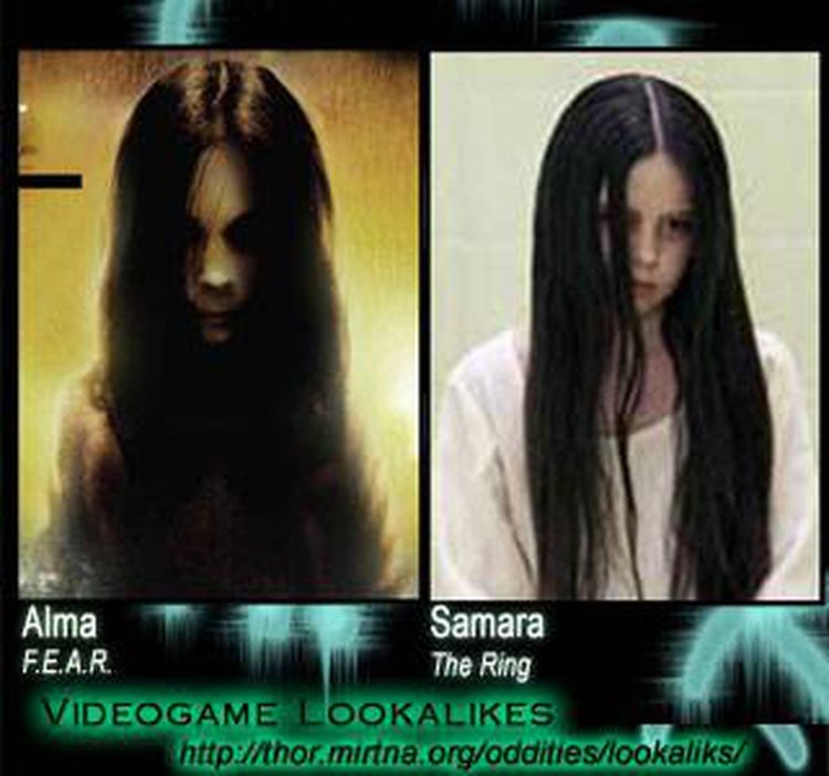 Samara Morgan and Alma Wade