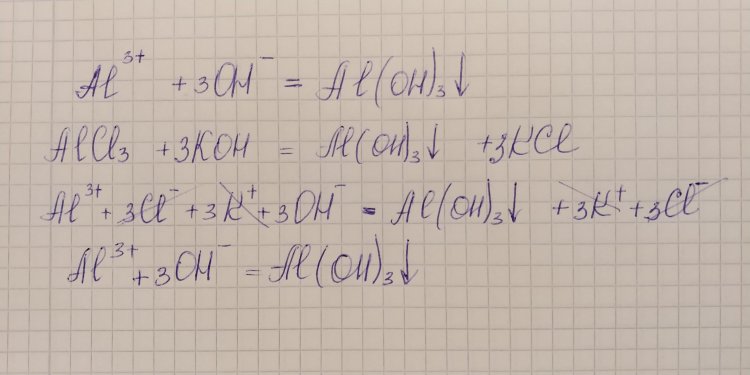 Al Oh 3 ionic equation