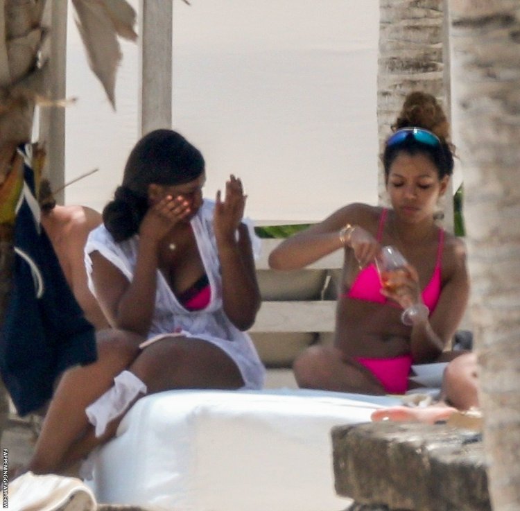 Cora Gaultier in a swimsuit