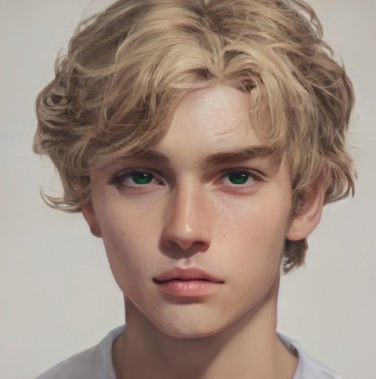 Artbreeder guy blond