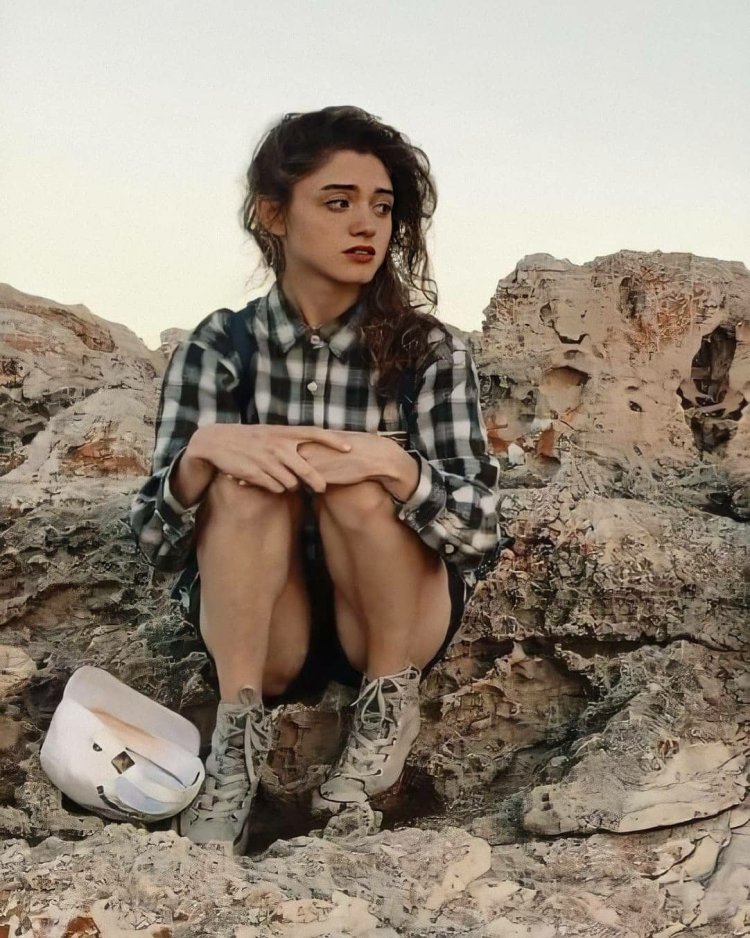 Natalia Dyer in Lingerie