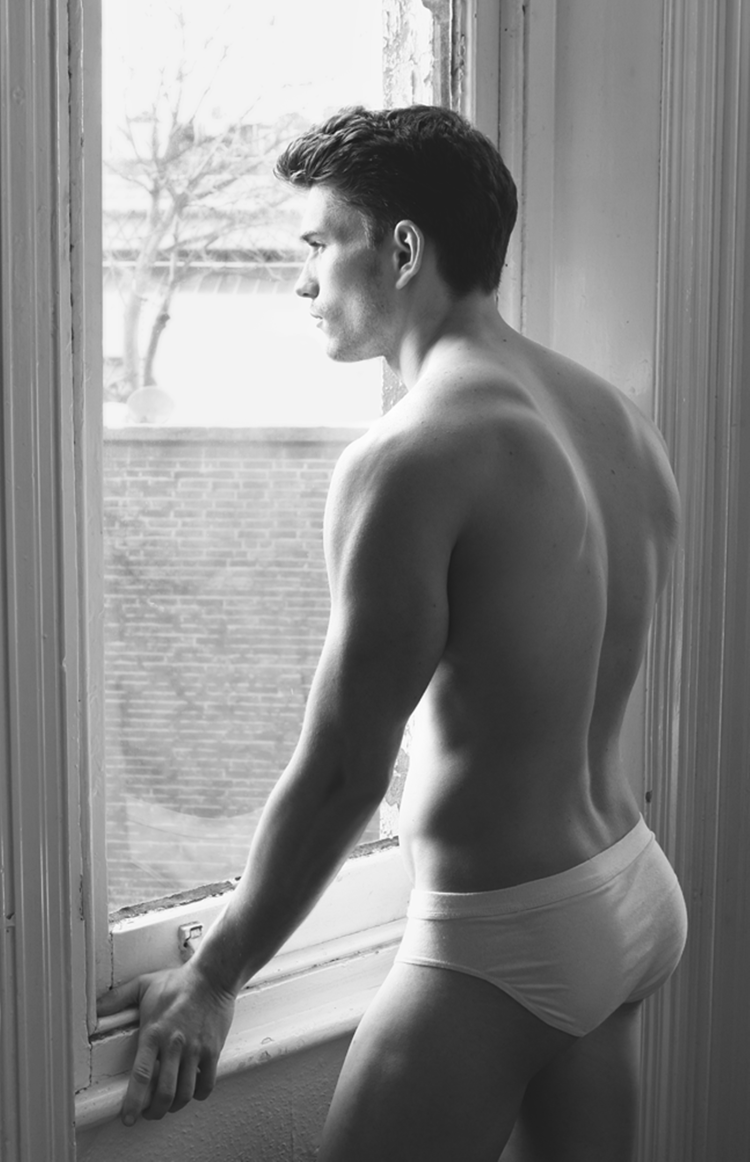 Male inflated buttocks