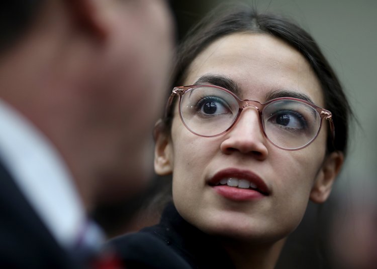 Alexandria Ocasio Cortez face