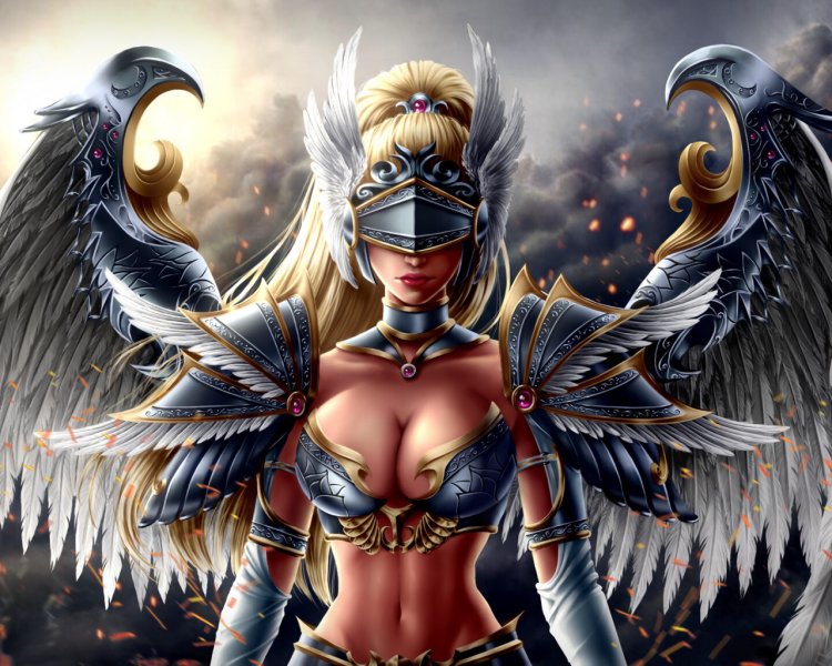 Busty. girls in armor