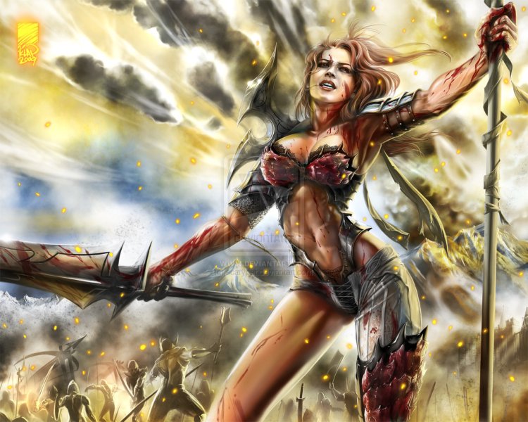 Fantastic female warriors