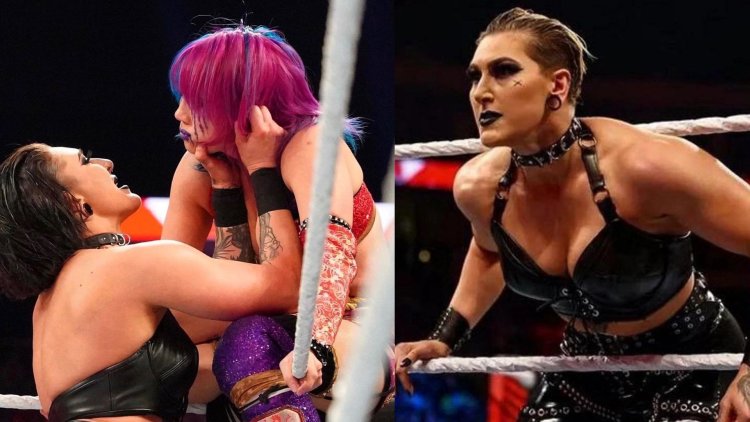 Rhea Ripley in a swimsuit