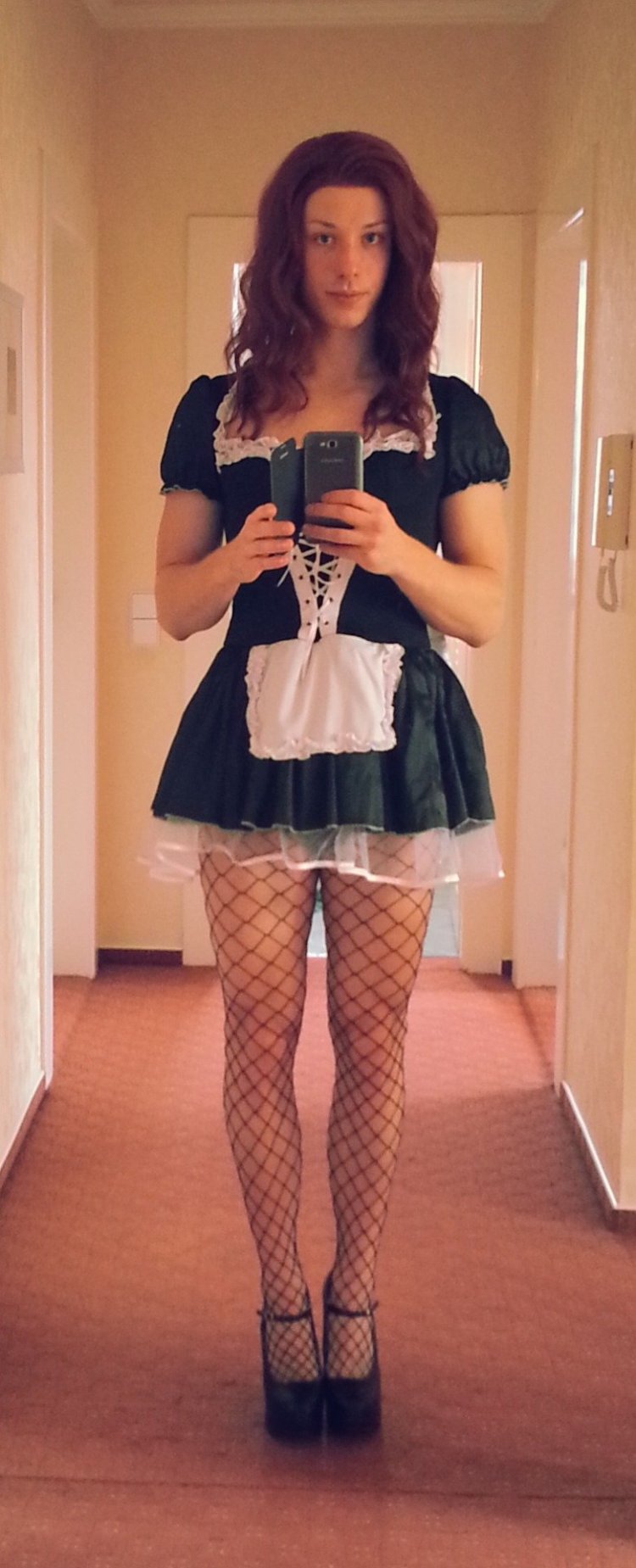 Tranny in tight dress