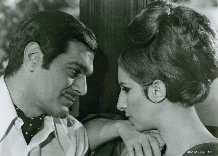 Omar Sharif and Barbara Streisand