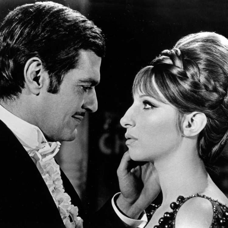 Omar Sharif and Barbara Streisand