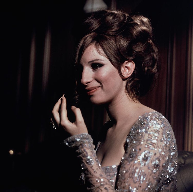 Barbara Streisand photoshoot in the crown