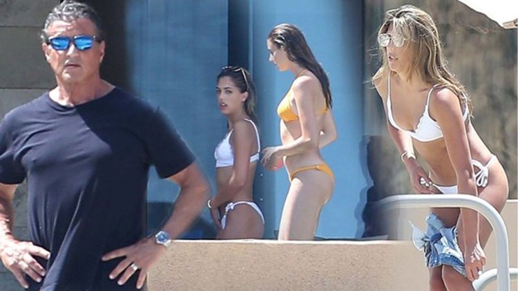 Scarlett Stallone in a swimsuit