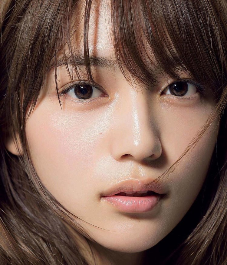 Beautiful face of japanese woman