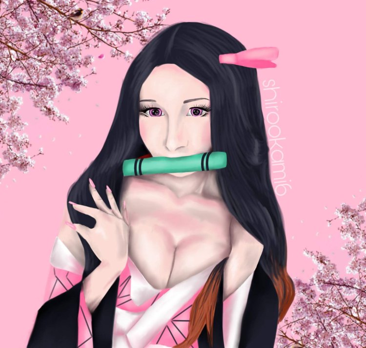 Nezuko Hidori Rose cosplay