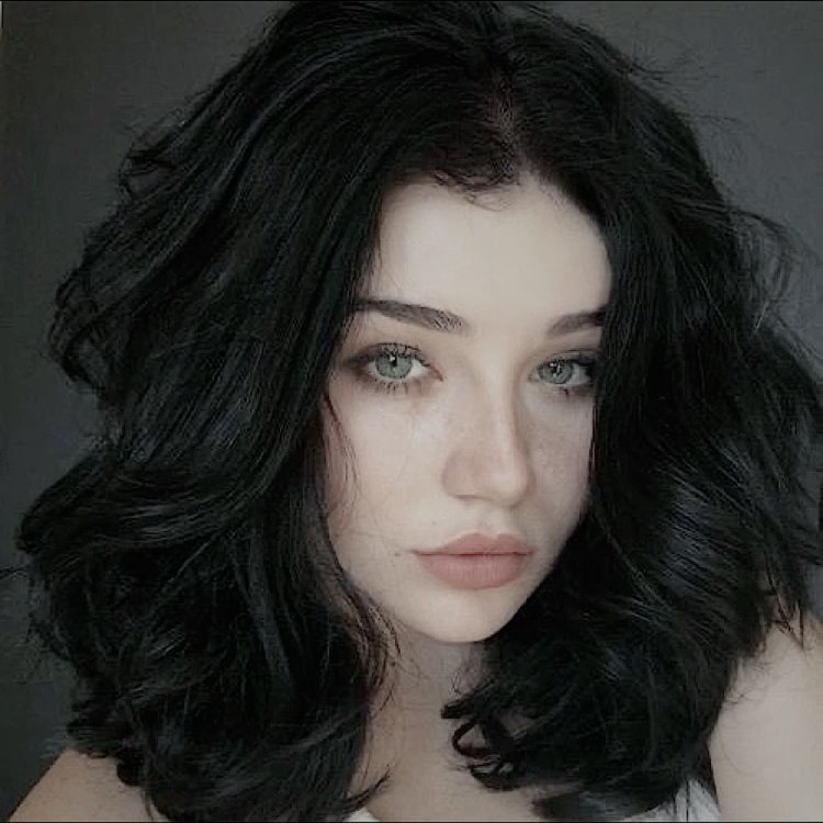 Girl with black hair