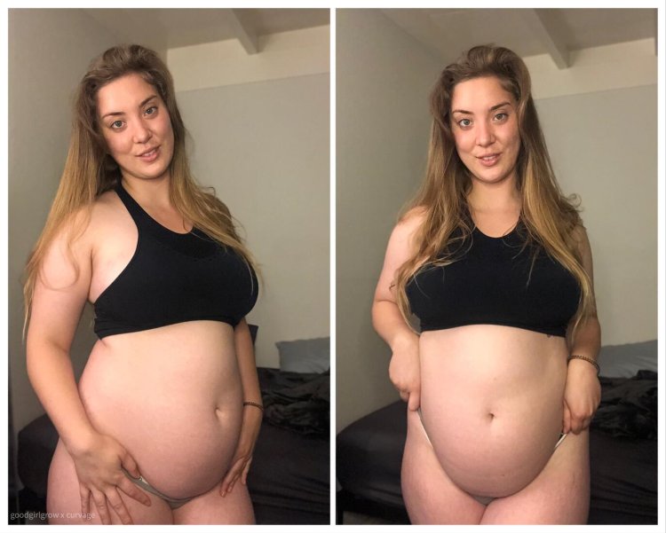 Goodgirl grow belly before after