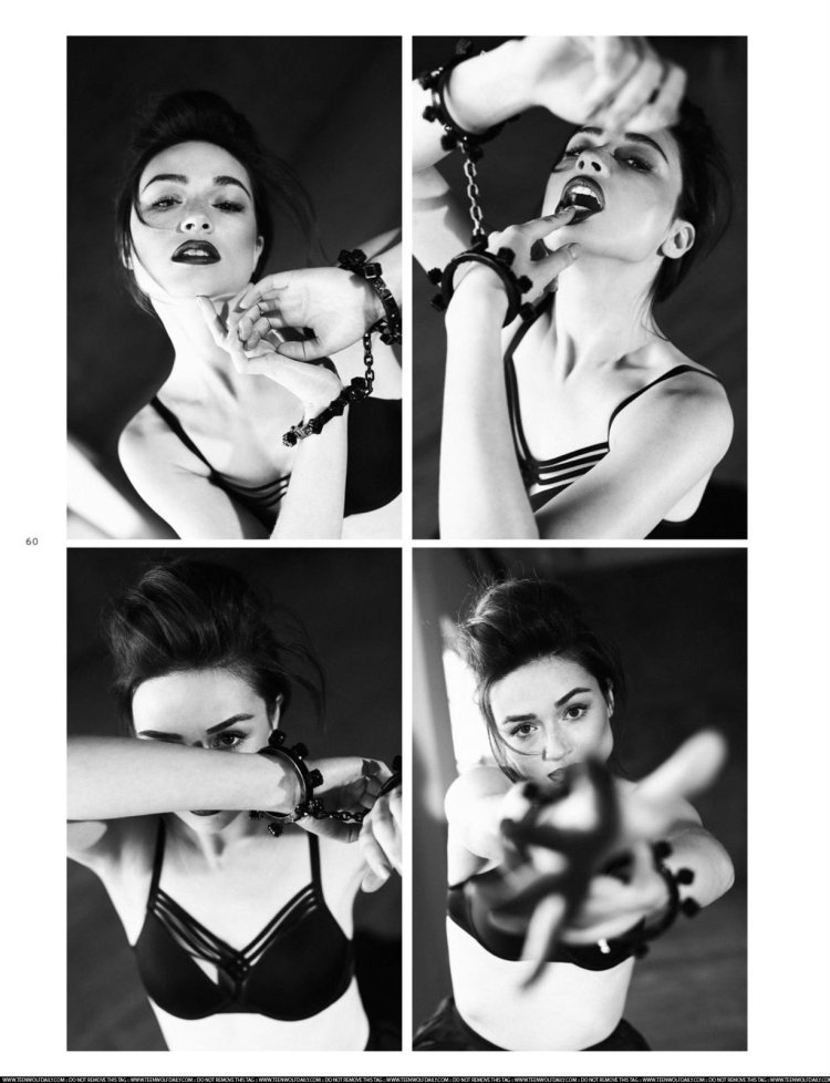 Crystal Reed in Lingerie