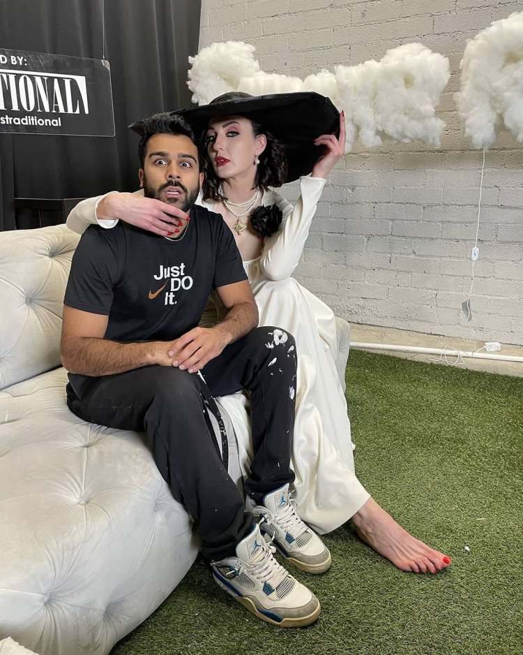 Adam Waheed his girlfriend