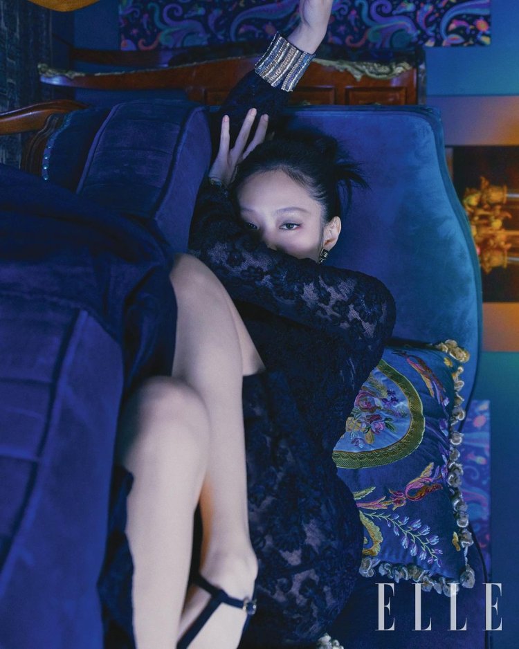 Jennie BLACKPINK Elle
