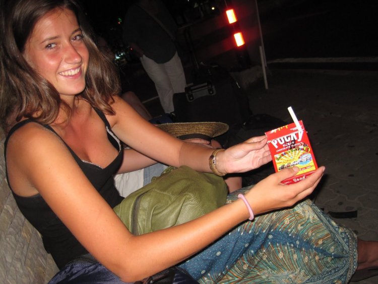 Flashing panties in car