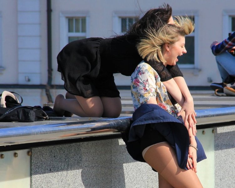 Nipples in public transport