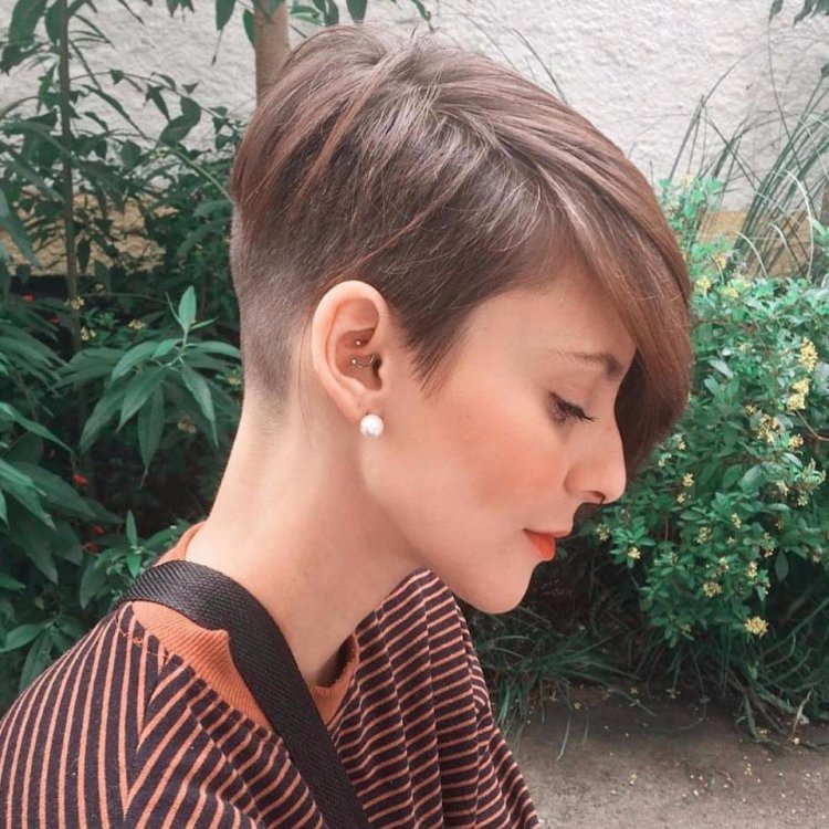 Pixie Long undercut tomboys