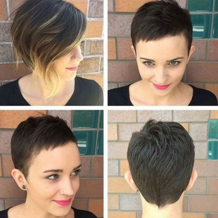 Pixie haircut for women