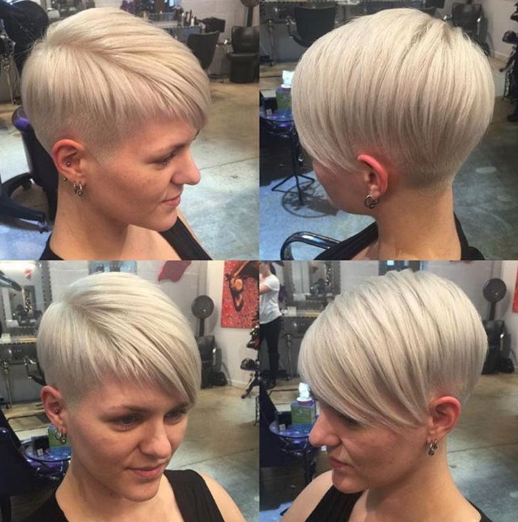 Short haircuts on all sides