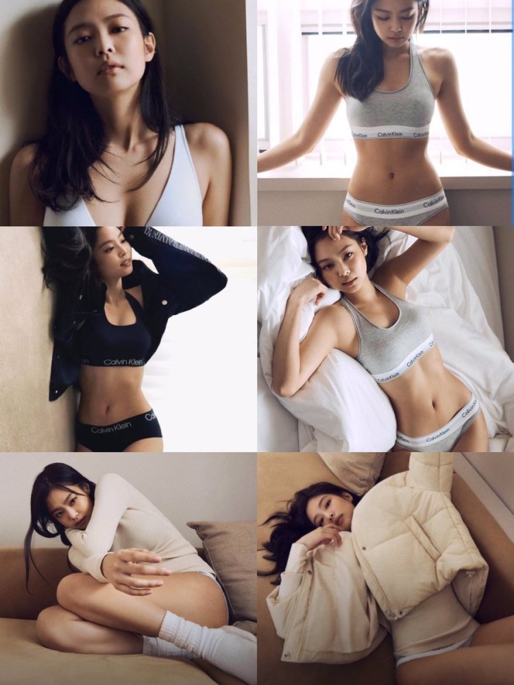 Jennie photo shoot in lingerie