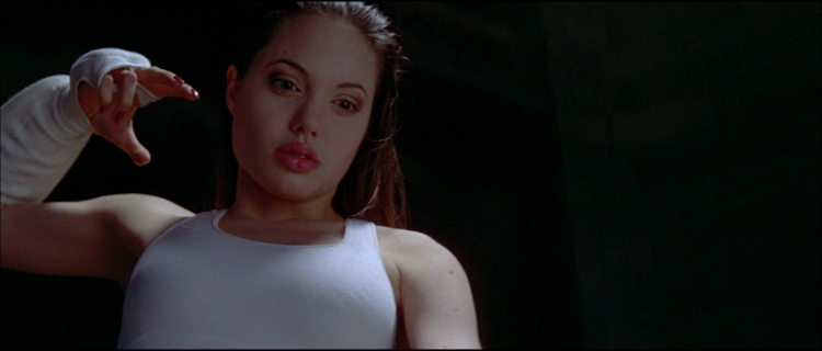 Angelina Jolie in Cyborg 2