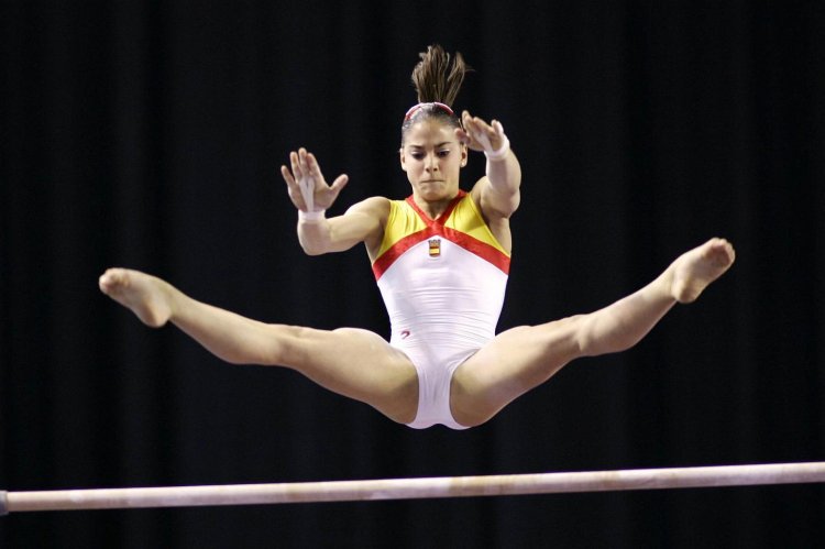 Spicy poses of athletes