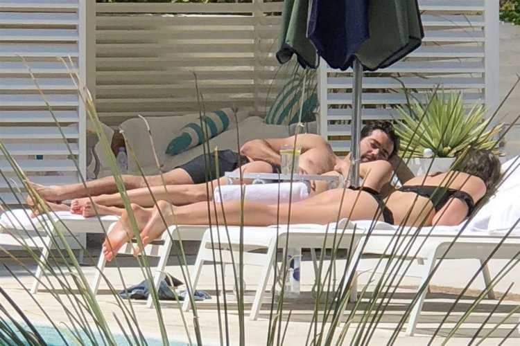 Olivia Culpo nude with a man