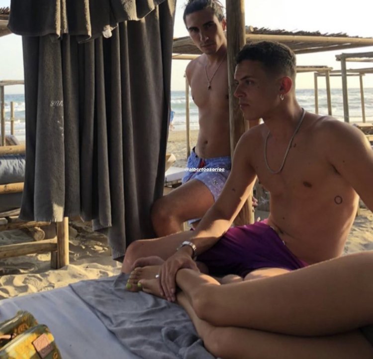 Aron Piper and Jessica