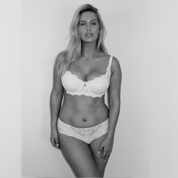 Plus size model Natali Velikanova