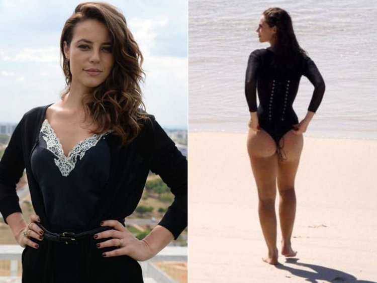 Paola Oliveira in a swimsuit