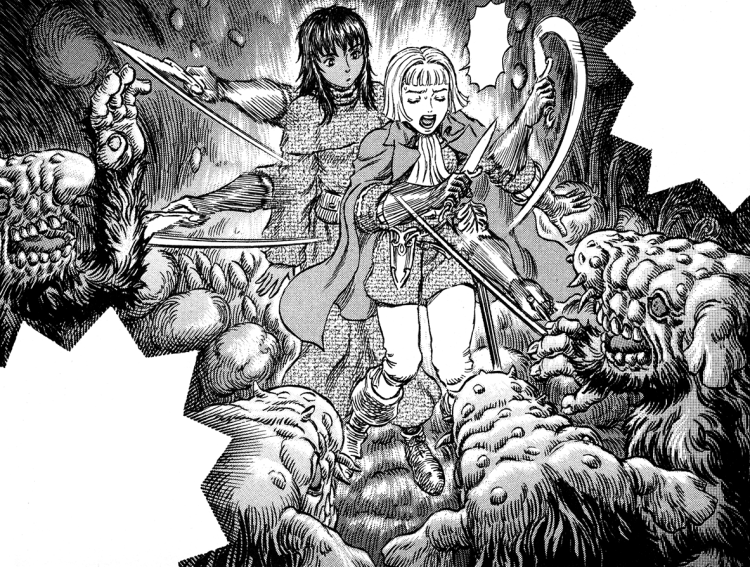 Berserk Farneza and Guts