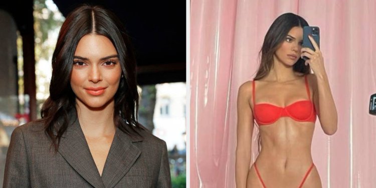 Kendall Jenner skims Valentine
