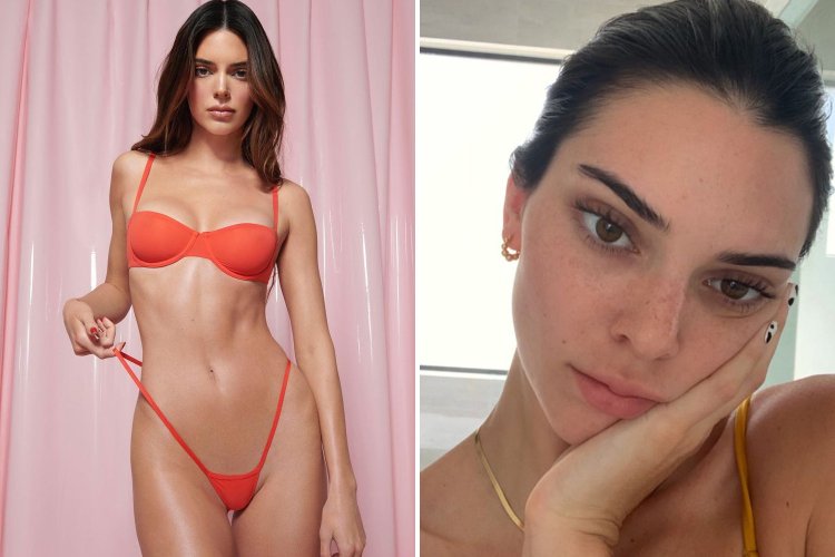 Kendall Jenner skims