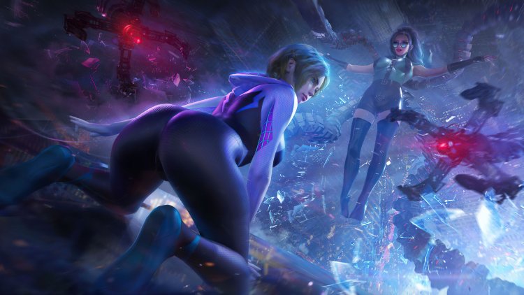 Gwen Stacy and Doctor Octopus