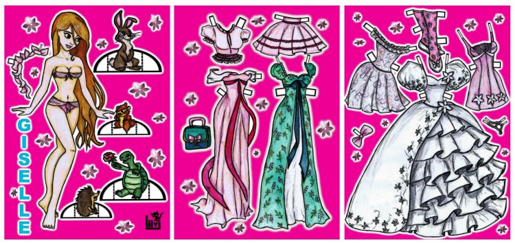 Dress Up Coloring Pages