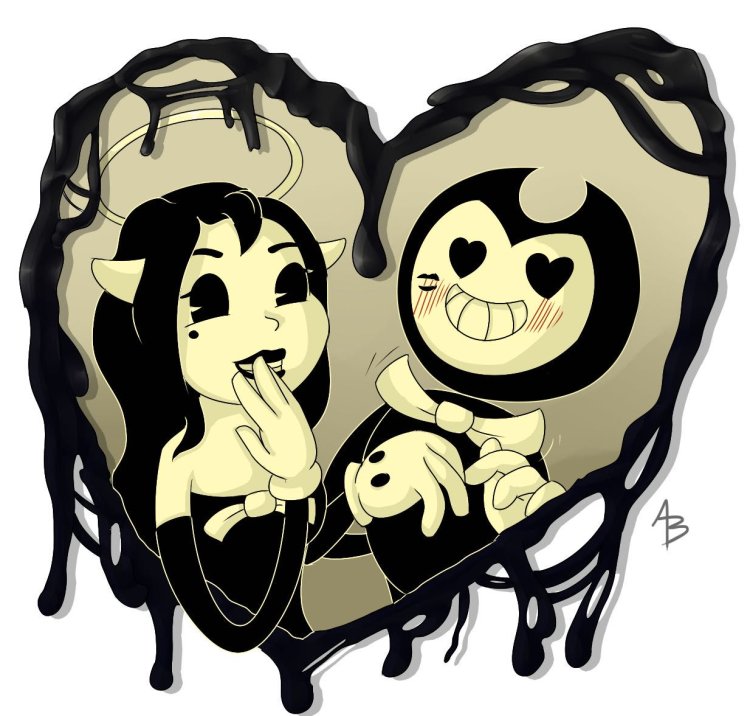 Bendy and alice love