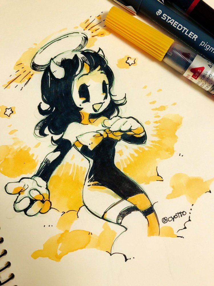 BENDY and the ink machine art Alice