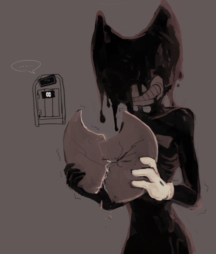 BATIM ink demon and Henry
