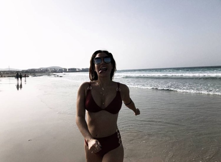 Blanca Suarez as a child