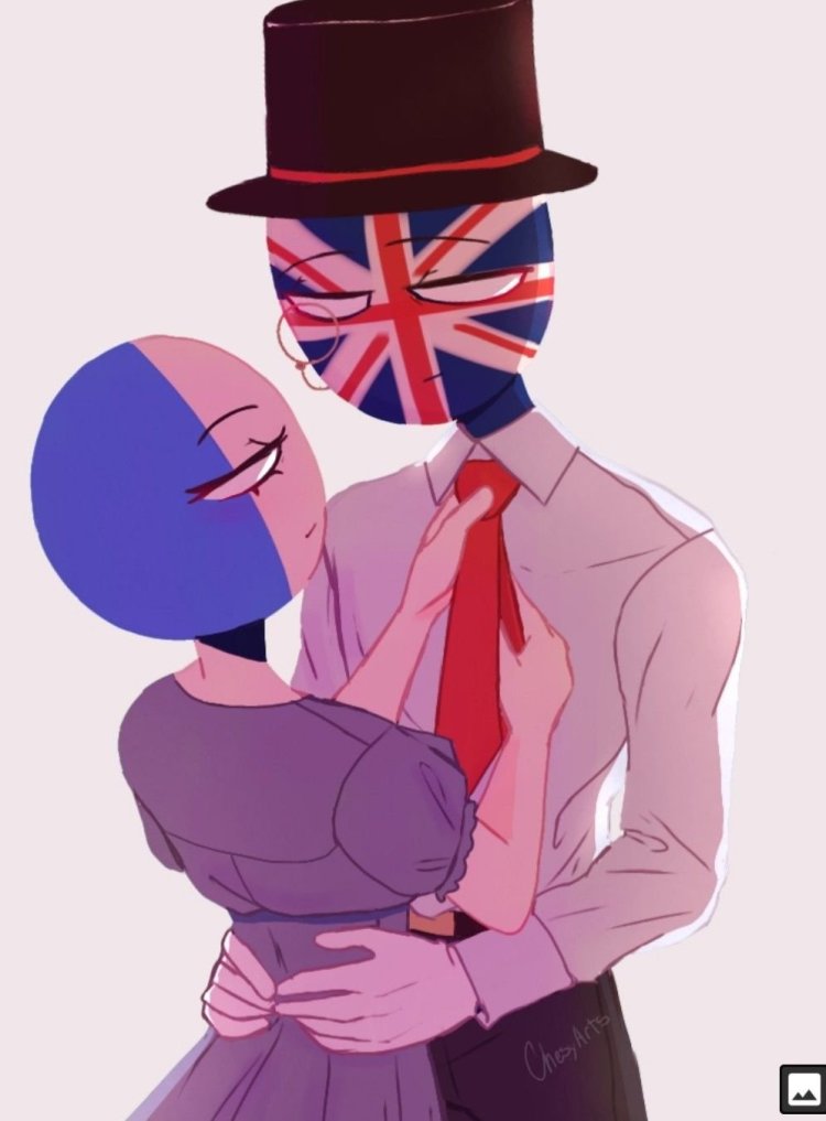 France and UK Countryhumans spike