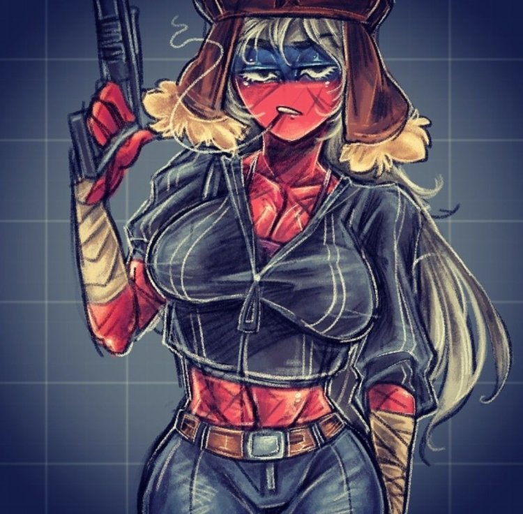 Countryhumans fem Russia