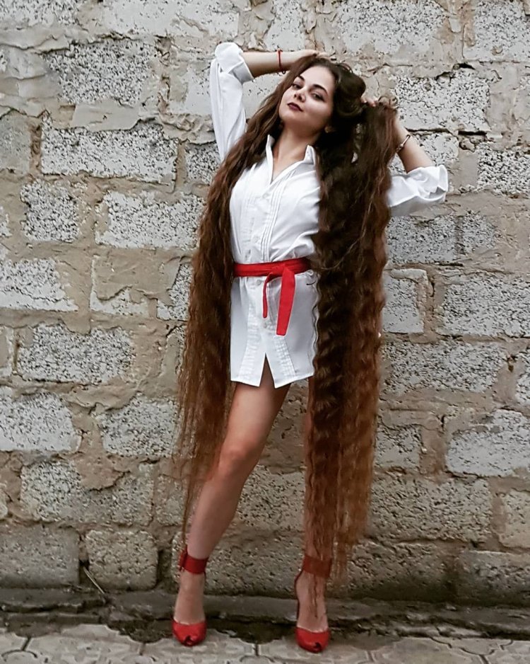 Girl with forest hair