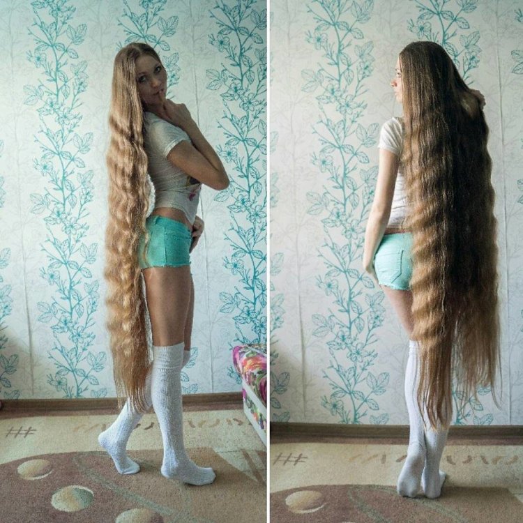Girl with long hair