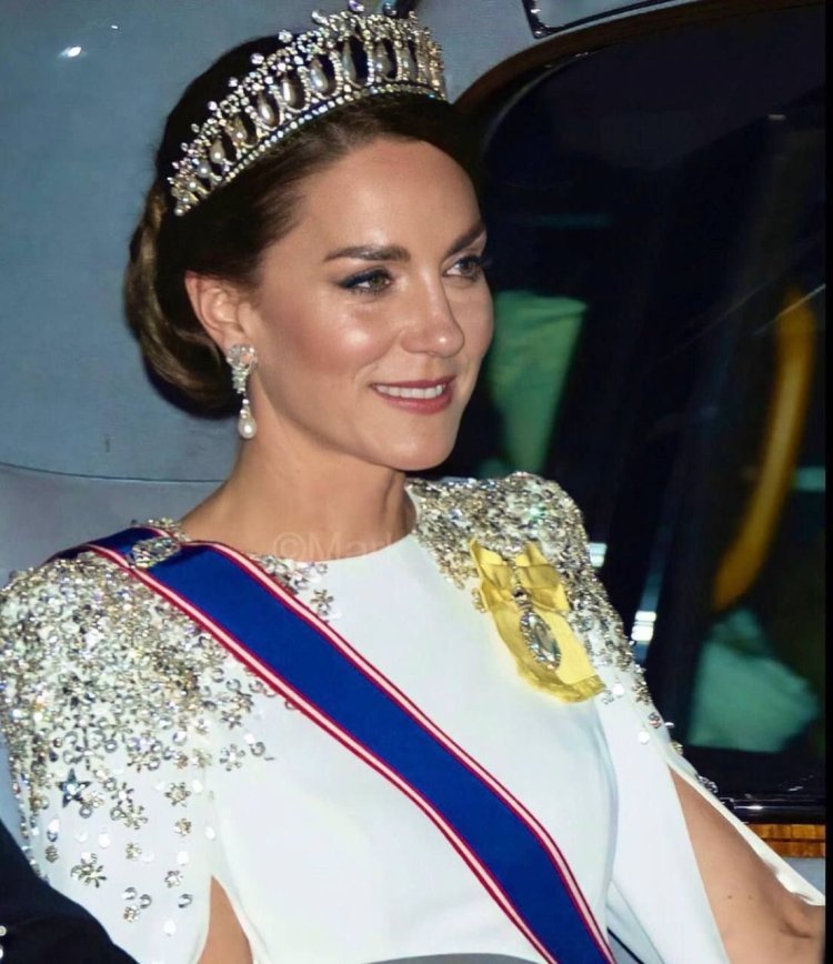 Kate Middleton in tiara