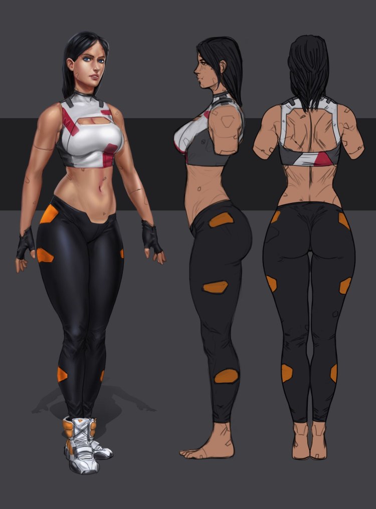 Cyberpunk 2077 woman body