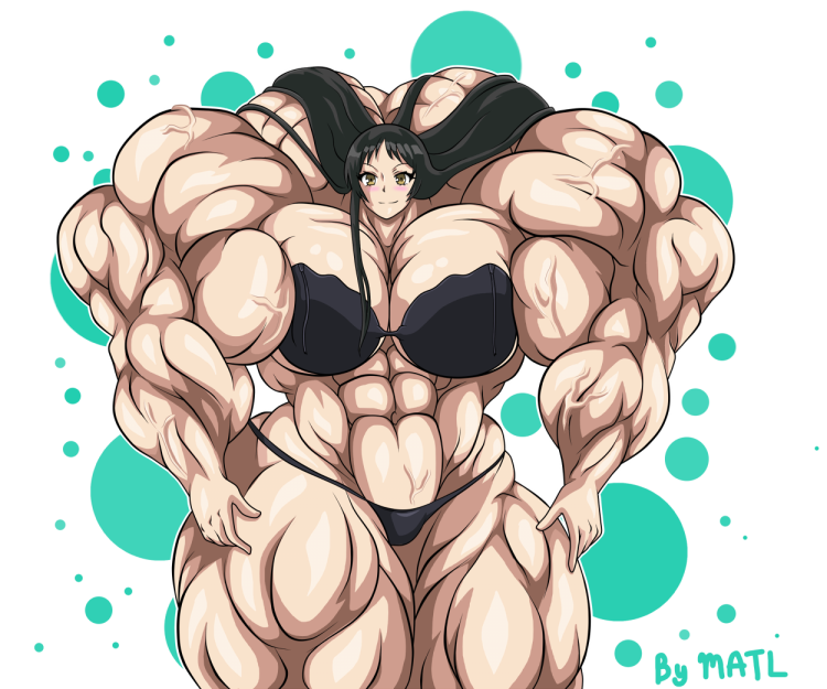 Hyper muscle growth female